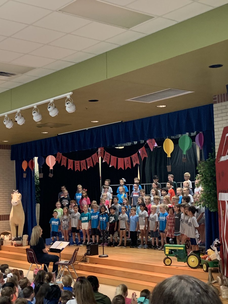 MrsMandyHern's tweet photo. Adventure Away!!! The first graders did an amazing job with their program!! Great job first grade and Mrs. Neugent!
@CEScowboys @CESmusicNeugent #cessharp https://t.co/bk5vPsdTQo