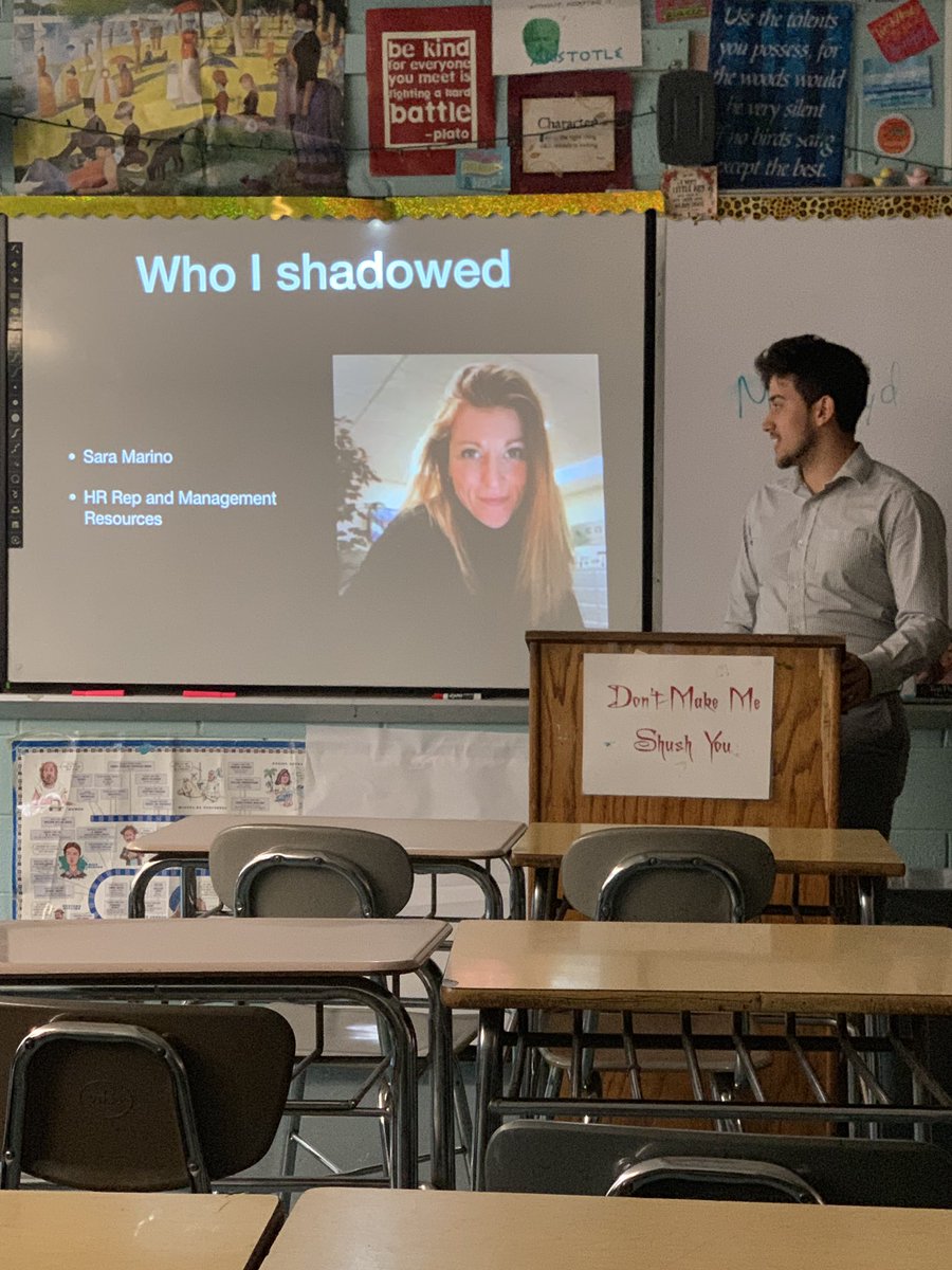 mineolahs's tweet photo. Today’s senior project presentation by @Justisbtscore featured marketing extraordinarie @SaraLMarino who runs our @CoreBTSLI marketing internship.
#MineolaProud 
#realworldlearning https://t.co/JGqgwaNzcV
