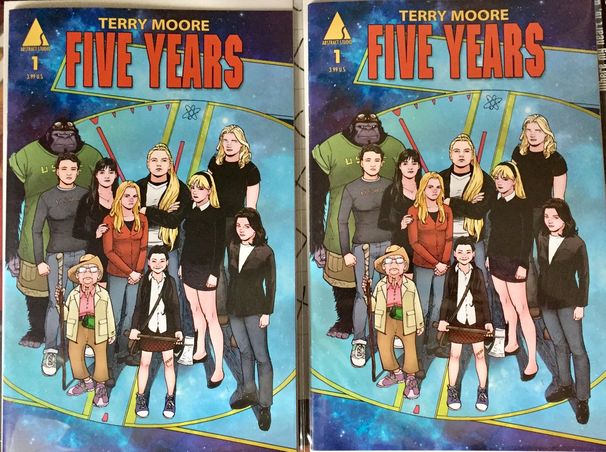 Topher_X's tweet image. ⁦@TerryMooreArt⁩ Top of my reading stack for the week! 😎👍