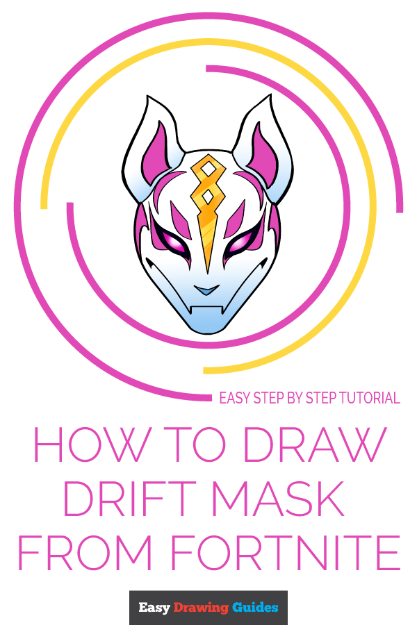 learn how to draw drift s mask from fortnite easy step by step drawing - how to draw drift fortnite step by step