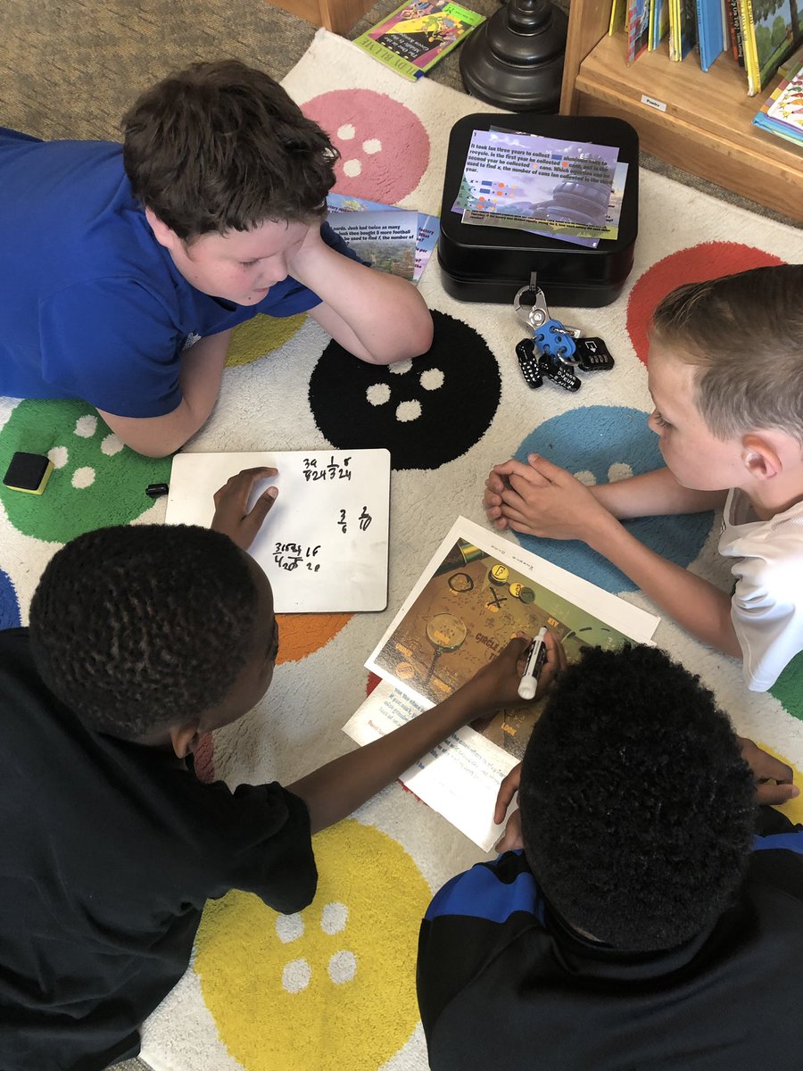 katiec25's tweet image. Students are using all of their strategies they have learned in Math this year to try and breakout! #nowherelikenorris #engagingmath #OurFISDStory @breakoutEDU