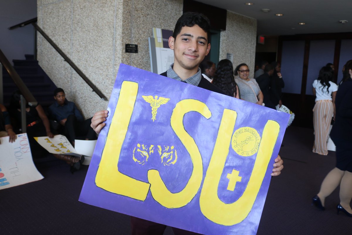 InspireNOLA's tweet photo. Our #InspireNOLA seniors from @EdnaKarrHS and @McMainMustangs have secured over 580 college acceptances to date and nearly $8 million in scholarship awards, NOT including TOPS scholarships. Additionally, 13 students have committed to enlisting in the military! #InspireHigher https://t.co/W80SosrquT