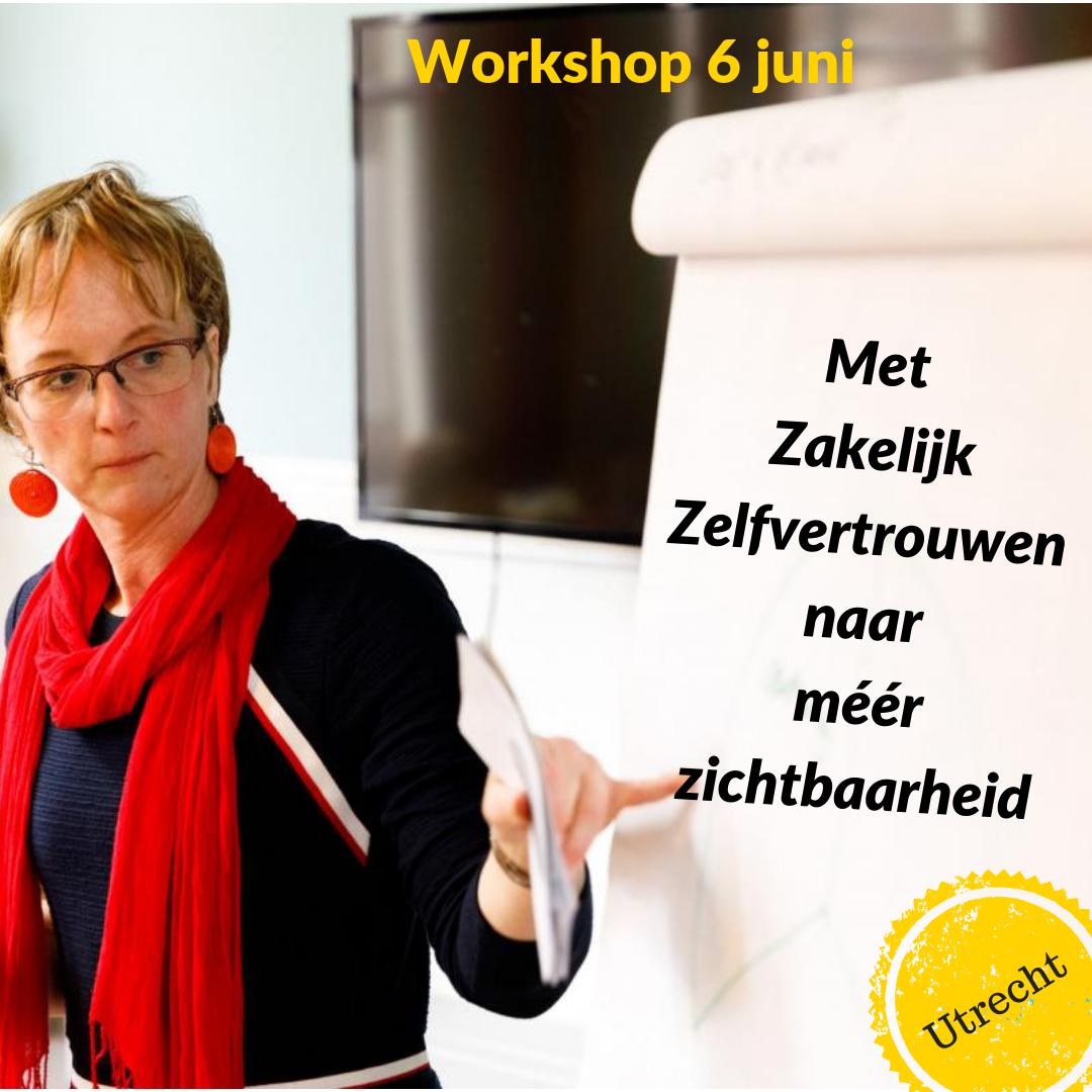 Zakelijk Zelfvertrouwen: 6 juni van 13-17 uur! Voor meer informatie en het aanmelden klik hier: bit.ly/2Vq0u7d
