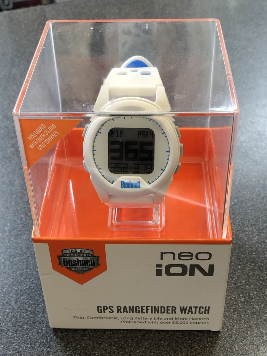 neo ion gps rangefinder watch