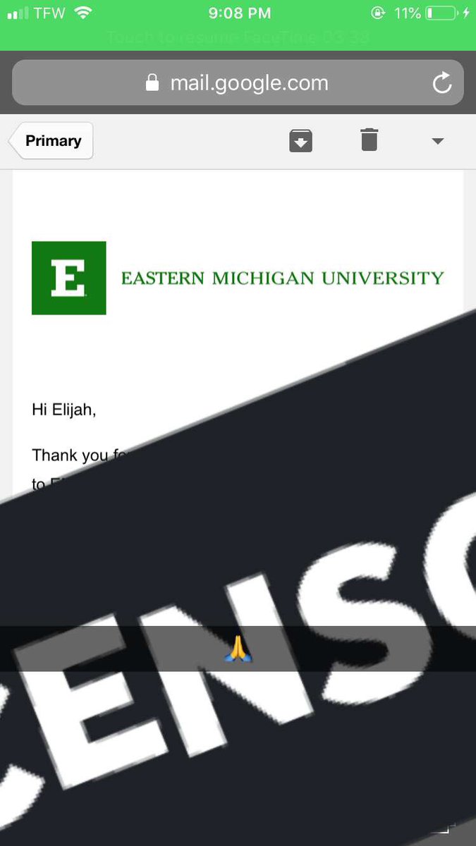 Legit_EJ's tweet photo. 2 years at Hocking then off To...
#EasternMichiganFootball🏈
Truly Blessed after all the doubt through my way I MADE IT!!! https://t.co/nsG8d9Pi3P