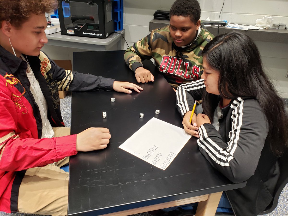The base for any engineer is numbers. Learning to quickly add, subtract, multiply and divide are essential! Playing a dice game called 10,000 they hone that skill going as quick as possible to calculate the scores.