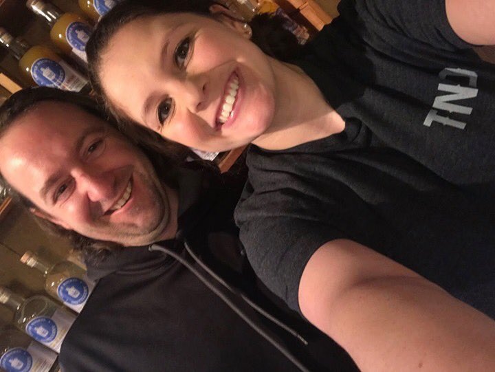 ClarionSBDC's tweet photo. @ClarionSBDC Consultant, Aleshia, stopped by Triple Nickel Distillery to see how the business has progressed since its opening last November! They are launching a new product, Salted Caramel! It's a must try! #CUSBDC #PASBDC #SBA #SmallBiz #FreeConsulting https://t.co/RrW1ub6DwX