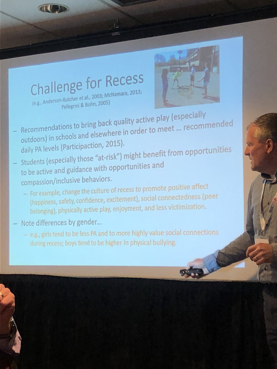 We need to invest and prioritize #SchoolRecess. We (adults) might think that all is well, but the reality might be a lot different. <a href="/PHECanada/">PHE Canada | EPS Canada</a> (Lodewik &amp; McNamara, 2019) @Recessprojectca  #PHEMontreal2019