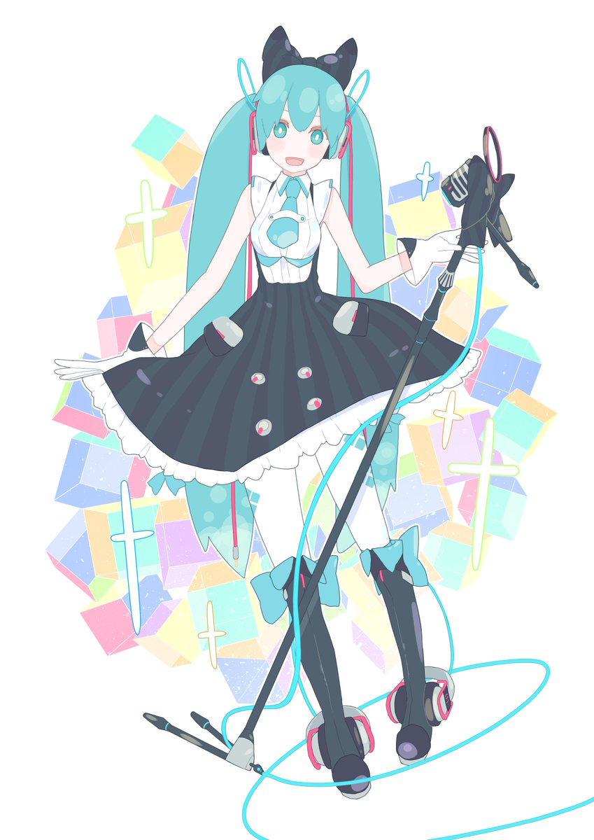 初音ミク ,null 「きらきら 」|かいものイラスト