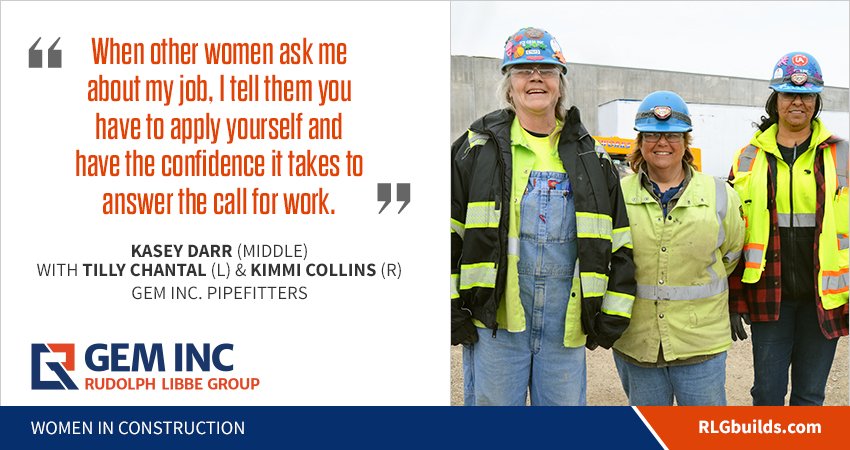 rlgbuilds's tweet photo. "Sister Pipefitters: Women in the Trades"
There are only a few women in NW Ohio who are journeyman pipefitters & 3 are working for #GEMInc at a solar panel manufacturing facility in Lake Township. Read the Sister Pipefitters' #WomenInConstruction story: https://t.co/pHBzoLqfGp https://t.co/wYvcv8jSfo