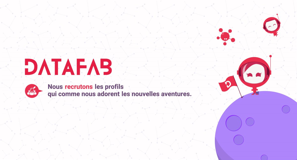 data_fab's tweet image. #DataFab recherche les profils suivant :
- Développeur Full Stack Java
- Développeur C# .net
- Data Architecte

Si vous rêvez de nouvelles aventures, postulez à l&apos;adresse suivante : recrutement@datafab.io
#Expert #Data #Dev #Career #JoinUs