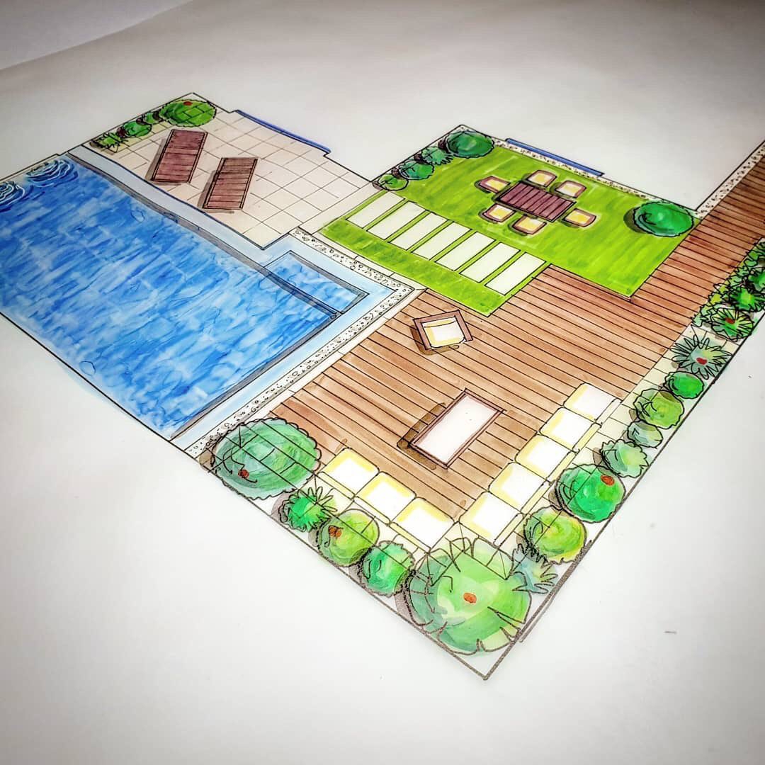 تنفيذ وتصميم حدائق