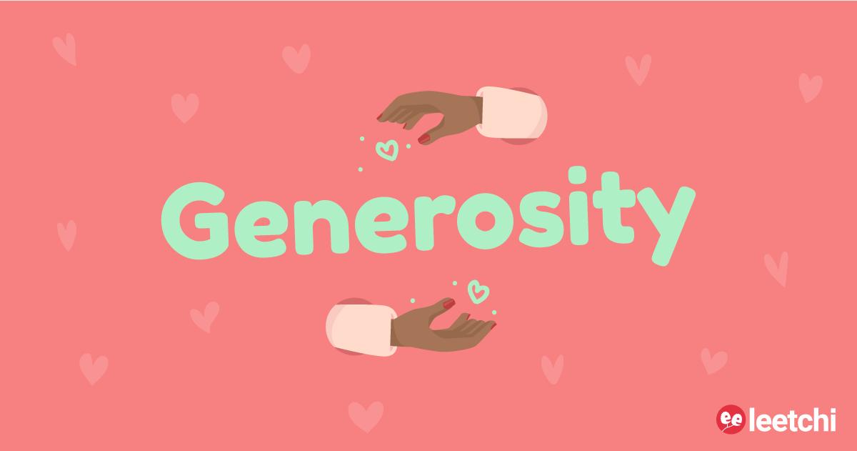 The many faces of generosity and ever growing number of money pots prove that #generosity and kindness have no boundaries. #crowdfunding #solidarity

We at Leetchi defined three common values in order to achieve these great things together. ❤️
