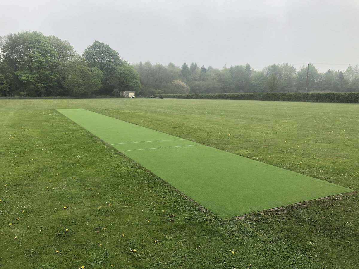 New wicket going in on the estate pitch for the woodlands st Mary cricket club. #rooksnestestate #woodlandstmarycricket #helpinthecommunity 🏏