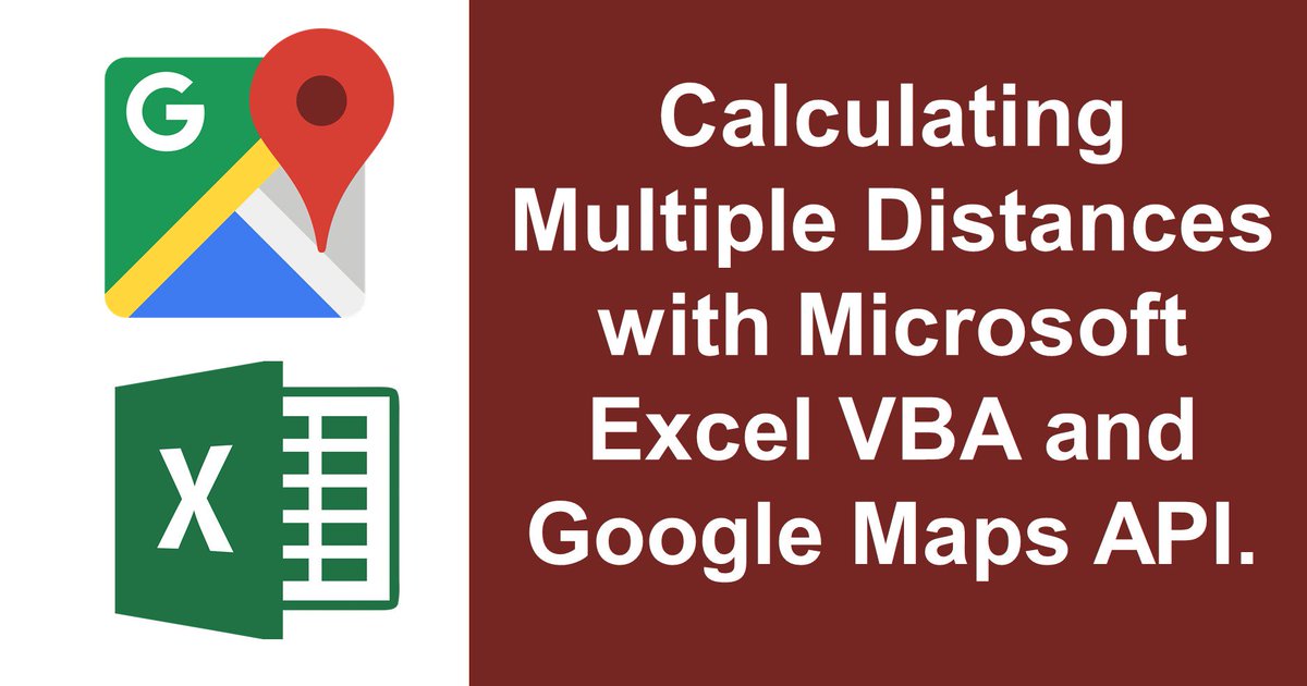 Direct blog link with download and code. #Excel #vba #GoogleMaps
pulseinfomatics.com/new-use-vba-to…