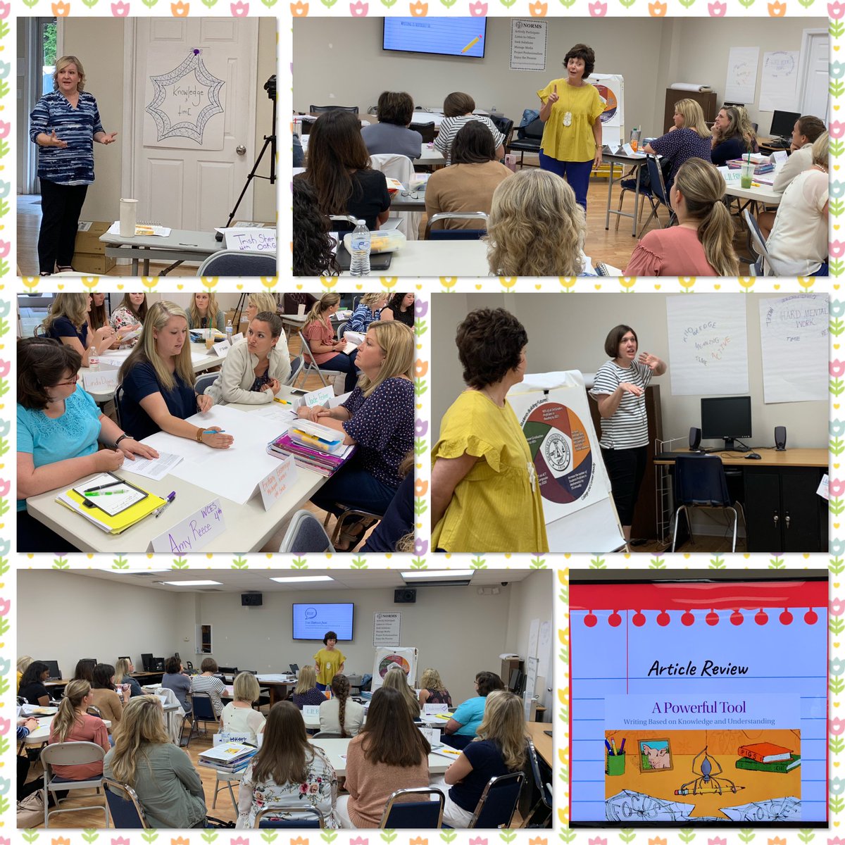 TraciBlackburnB's tweet photo. The Writing Task Force Team is excited to be learning and growing together! @BradleySchools #writingasadriver #readitspeakitwriteit #endofyearenergy https://t.co/Qs2FLyv8aq