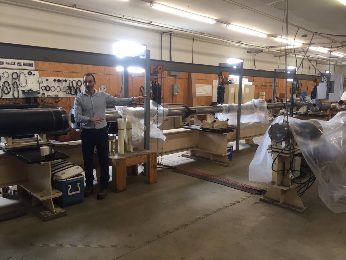 This lab does some serious high-speed impact testing to simulate things like hail, debris and bird strikes for all sorts of industries! 
Check out the size of these guns! #BAMlab <a href="/UNBResearch/">UNB Research</a> <a href="/Mach85Inc/">Mach85 Inc.</a>
