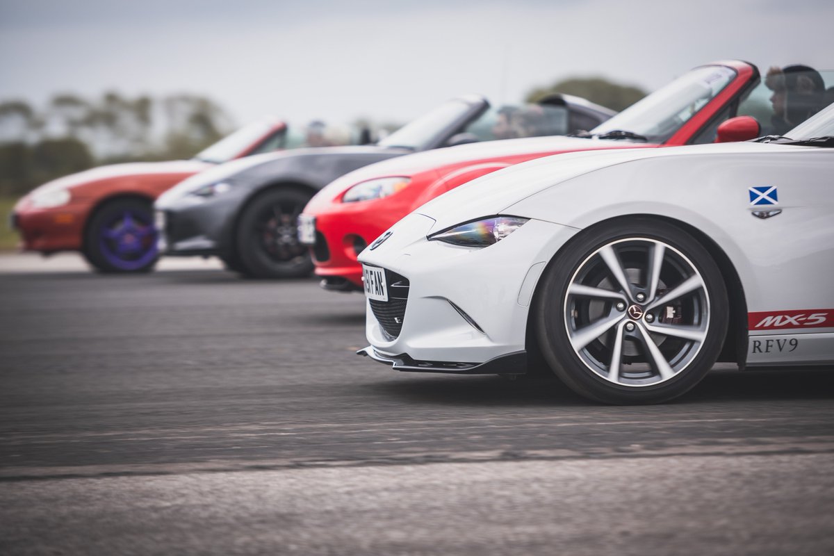 Mazda_UK's tweet image. On Sunday 28th April, the @mx5oc celebrated 30 years of pure driving pleasure in the world&apos;s best-selling roadster. A true icon. #SpringRally #MX5WR