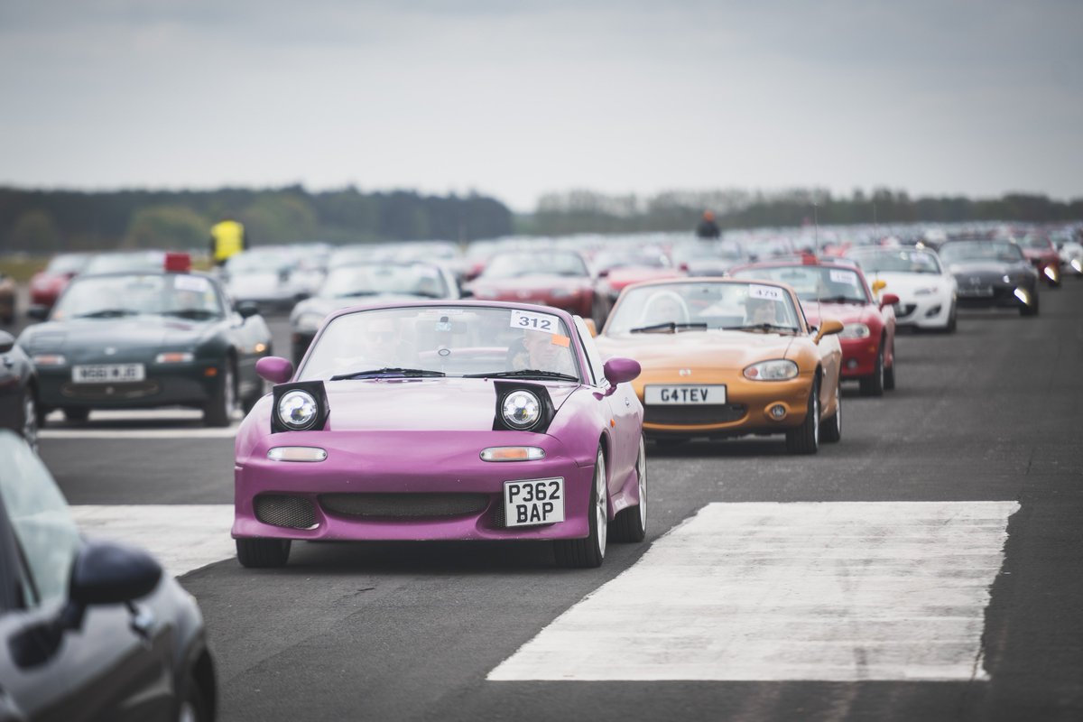 Mazda_UK's tweet image. On Sunday 28th April, the @mx5oc celebrated 30 years of pure driving pleasure in the world&apos;s best-selling roadster. A true icon. #SpringRally #MX5WR