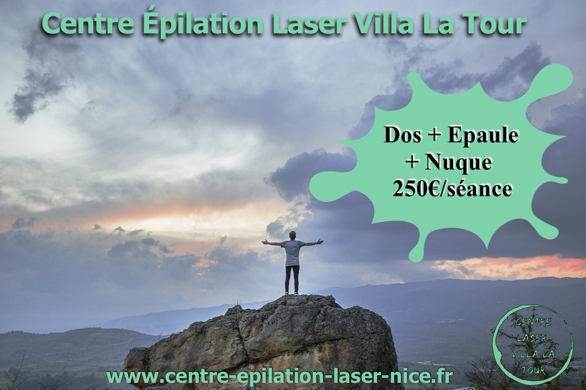 laser_epi's tweet photo. La séance d'épilation laser : Dos + Épaules + Nuque est à 250€ pour les hommes.
Pour prendre rendez-vous :
Tél. : 0493049726
Mail : hello@centre-epilation-laser-nice.fr
#epilationlaser #epilationnice #centrelasernice #epilationdefinitive #cannes #monaco #antibes #nice06 https://t.co/upNEEB2ylZ