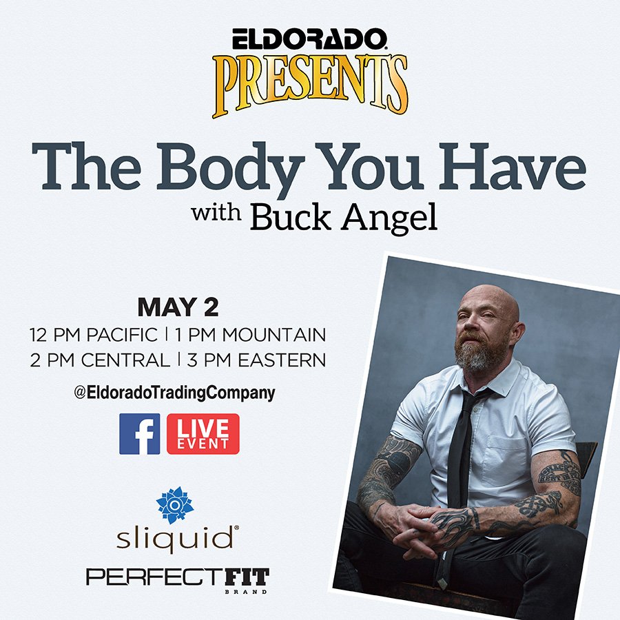 Don't miss @BuckAngel LIVE TODAY on the Eldorado Facebook page! WHEN: 12 PM Pacific | 1 PM Mountain | 2 PM Central | 3 PM Eastern WHERE: facebook.com/EldoradoTradin…