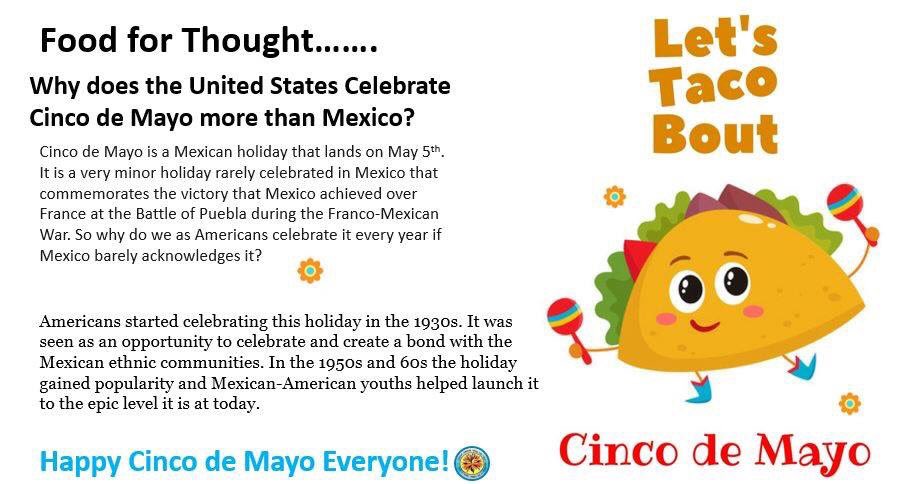 Our Diversity & Inclusion Team put together this filing tidbit on #CincoDeMayo! #diversity #inclusion #keihin