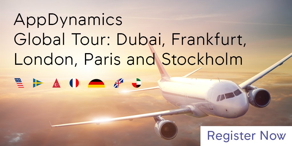 Calling all EMEA Technologists! AppDynamics Global Tour is coming to a city near you, these FREE events are an incredible opportunity to network with people from across industries! Register today: 
Hurry, Space is limited! #AppDGlobalTour

ow.ly/cjA550t6gal