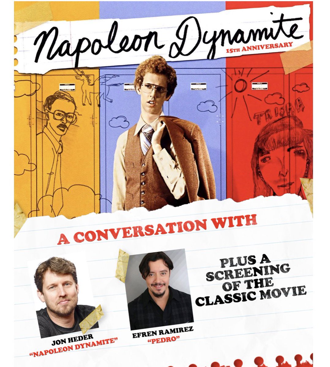 Eek! Napoleon and Pedro will be at a local theater for a special screening and meet&amp;greet to celebrate the 15yr anniversary of ND! I love this movie! I’m going! #indiefilm