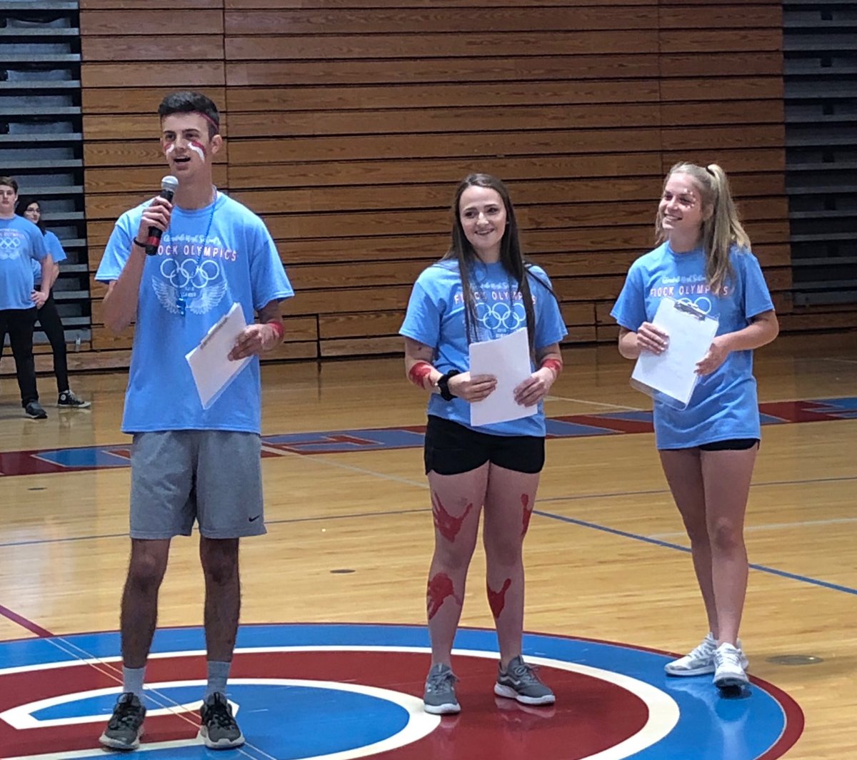 ⁦<a href="/FalconsGlendale/">Glendale Athletics</a>⁩ kicking off Flock Olympics!