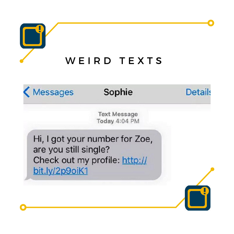 iAmNotified's tweet photo. If weird texts pop up on your phone having random letters and numbers sort of like a code, then you might be getting spied upon as attackers simply send pre-determined codes in order to communicate with your cellular device. #spy #infosec #hacker #tech #iPhone https://t.co/JJq4EO98Yo