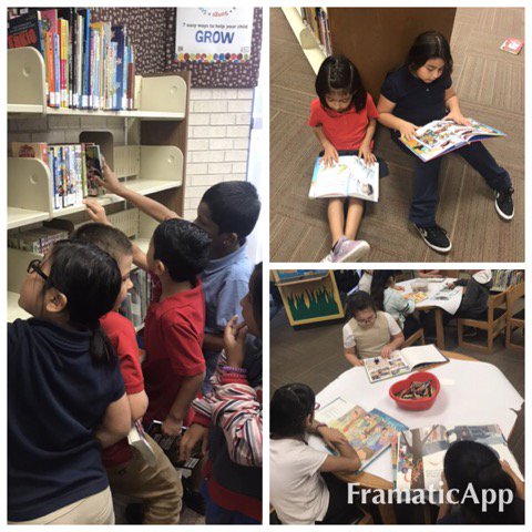 library_soe's tweet image. Our 1st graders are getting ready for summer reading at the Hillendahl Public Library.  @library_soe