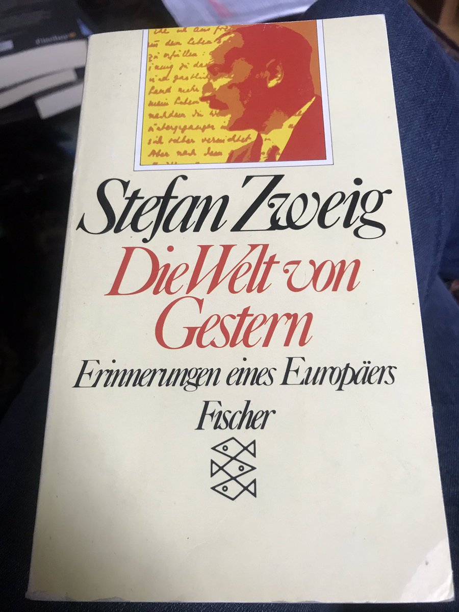 Kurz vor der Europawahl eine dringende Lektüreempfehlung! Stefan Zweig berichtet aus seinem Leben von 1914 bis zum Beginn des 2. WK. Seine Beschreibungen der Zustände in Europa und der Menschen ist so aktuell, dass man Gänsehaut bekommt. Ein Grandioses und leider zeitloses Buch.