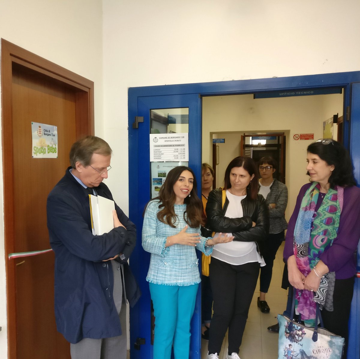val_caputo's tweet photo. Oggi a @ComBorgaroTse inauguriamo lo "Spazio Bebè": uno spazio a misura di bambino dentro il Comune, frutto del nostro progetto #PiemonteFamilyFriendly! https://t.co/miF00kdd3A