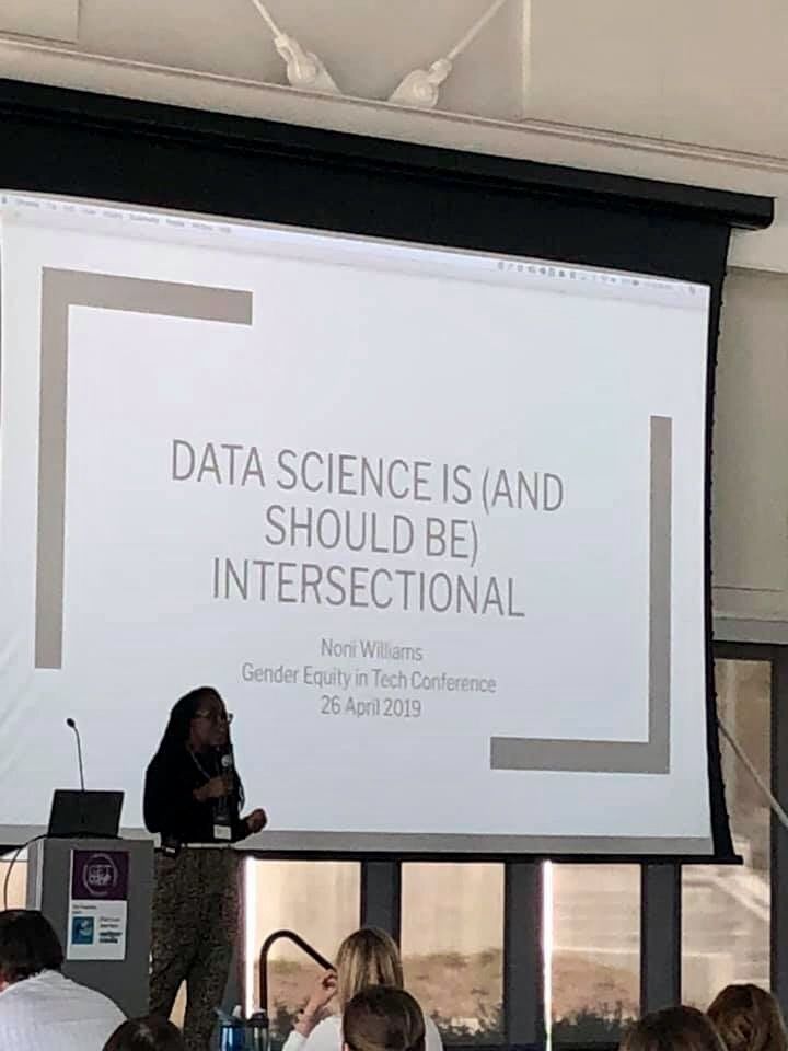 "The more diverse the field is, the better equipped we all are at facing complex problems." Congrats to Noni Williams, our Manager of Solutions and Continuous Improvement for presenting "Data Science is (and should be) Intersectional" at this year's (first!) <a href="/GETConfOmaha/">GETConf</a>!