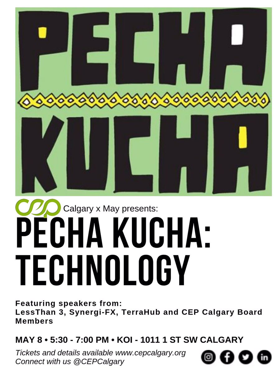 Less than a week away! Get your tickets on our website or at the door. This is our last #speakerseries for the 2018-2019 season.