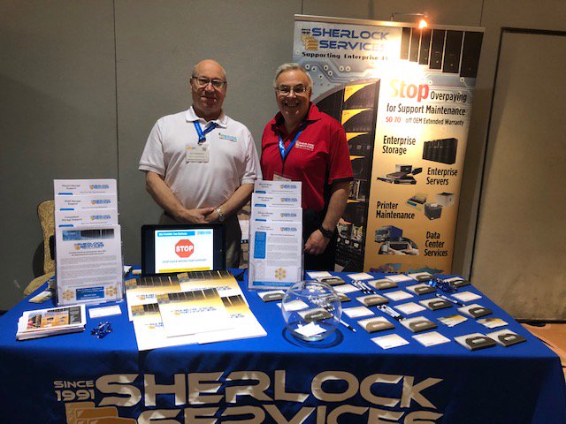 sherlockservice's tweet photo. @sherlockservice is live and in person at the Midwest Technology Leaders Forum in Detroit today along with many great minds in Everything Tech. Come talk to our Team. When it comes to supporting IT, we're at your service. https://t.co/ySV1Y591pK