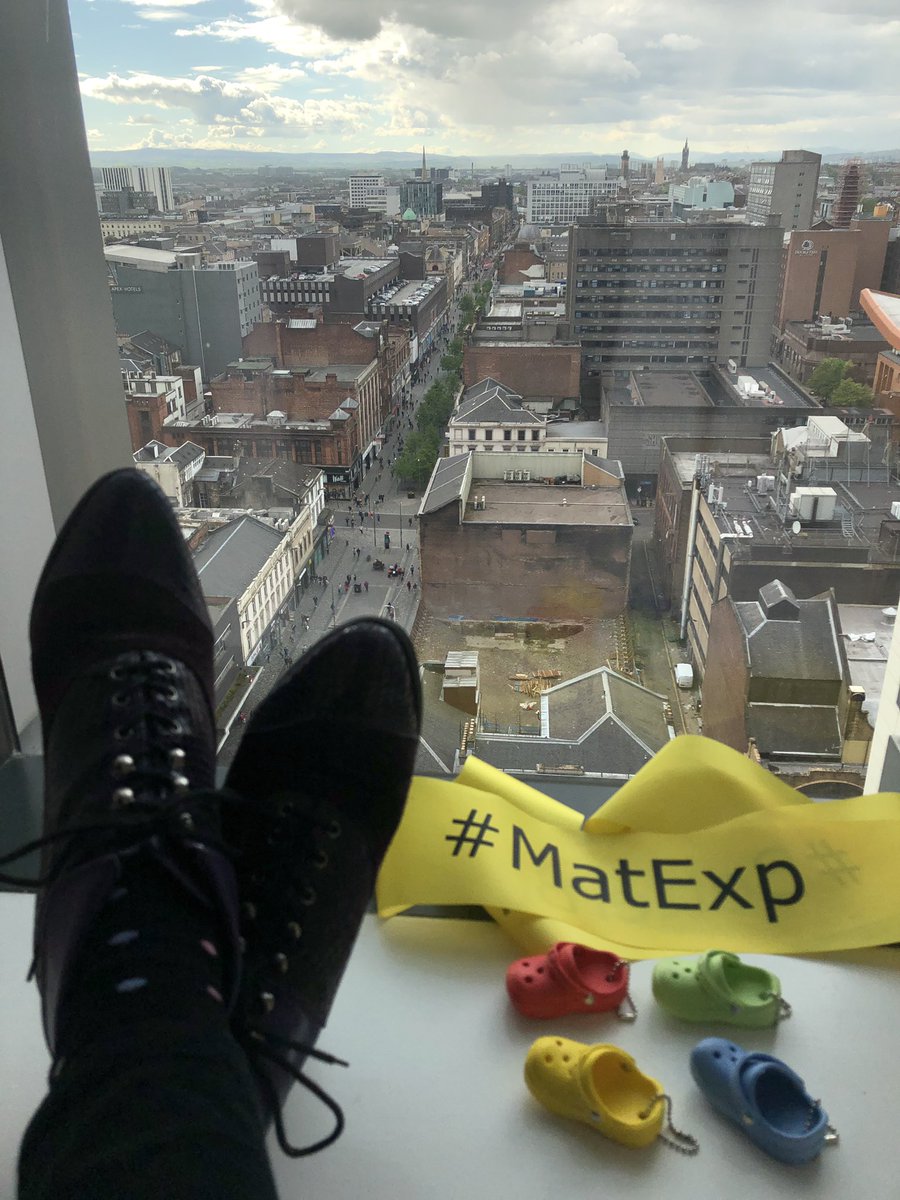 WhoseShoes's tweet photo. L👀k Andrea @Crouchendtiger7 #ShoesWithViews! 😂 #Glasgow #MamaConference2019 #MatExp #MatExpOnTour #ScottishMatExp 🚗 🚂 ✈️ 🏴 https://t.co/3wGlSGWtxl