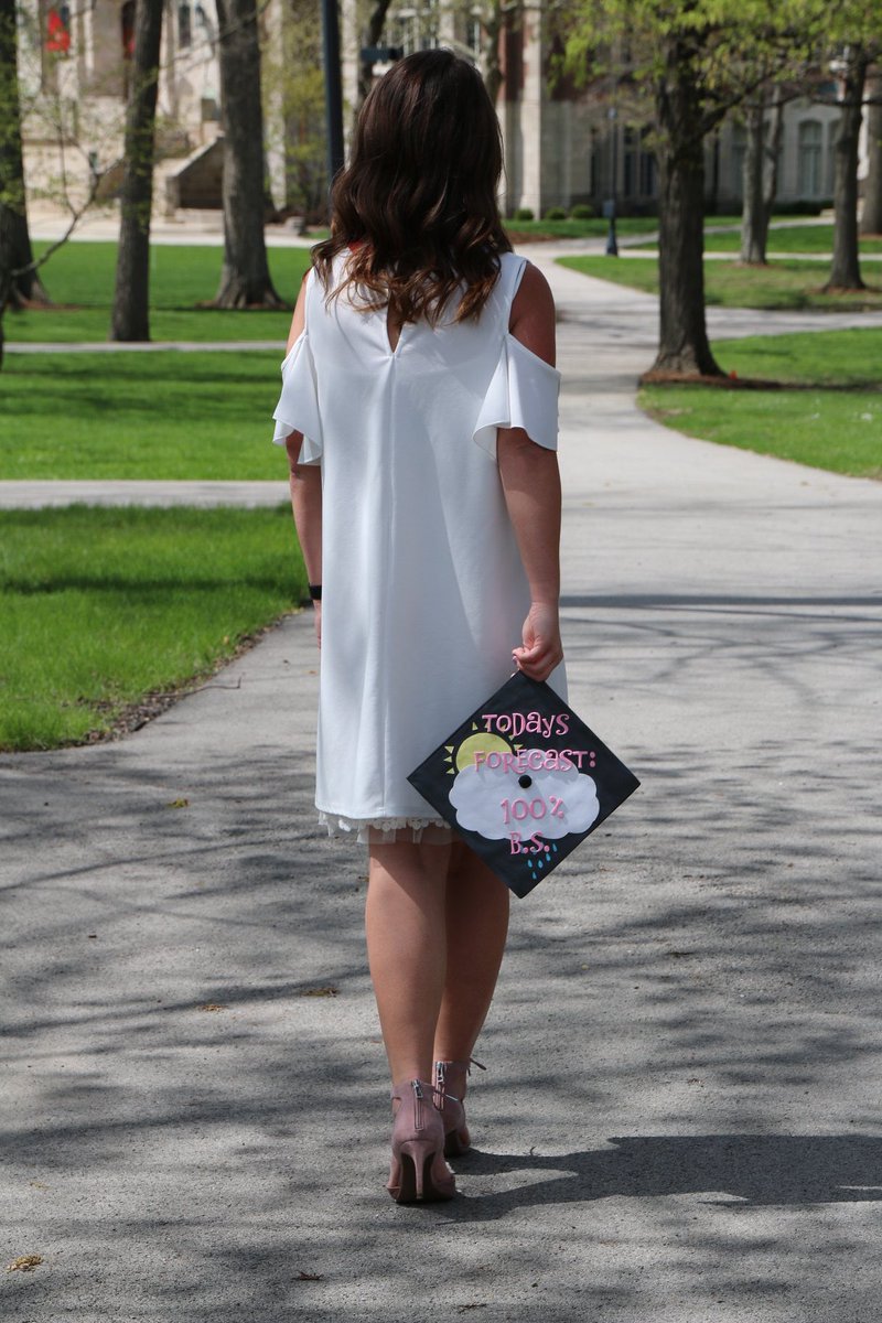 MorganStrackWX's tweet photo. In just 2 days my biggest dream will come true and will have the privilege to call myself a Meteorologist. Thank you, Ball State.. you’ve been too good to me. ❣️❄️☀️⛈ https://t.co/7ZeVVjriEq