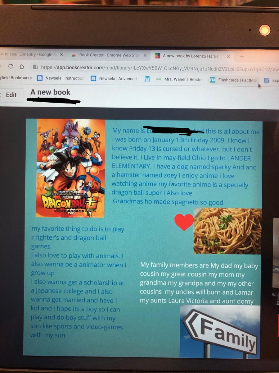 kristina_waner's tweet image. Introduced Book Creator today in class.  Great tool to personalize learning in the classroom.  Kids LOVED it!  Authentic Engagement!  Sharing these with thier new 5th grade teachers! Thank you to @HancockMayfield for helping me launch this today!  #Learntilltheend #techastools