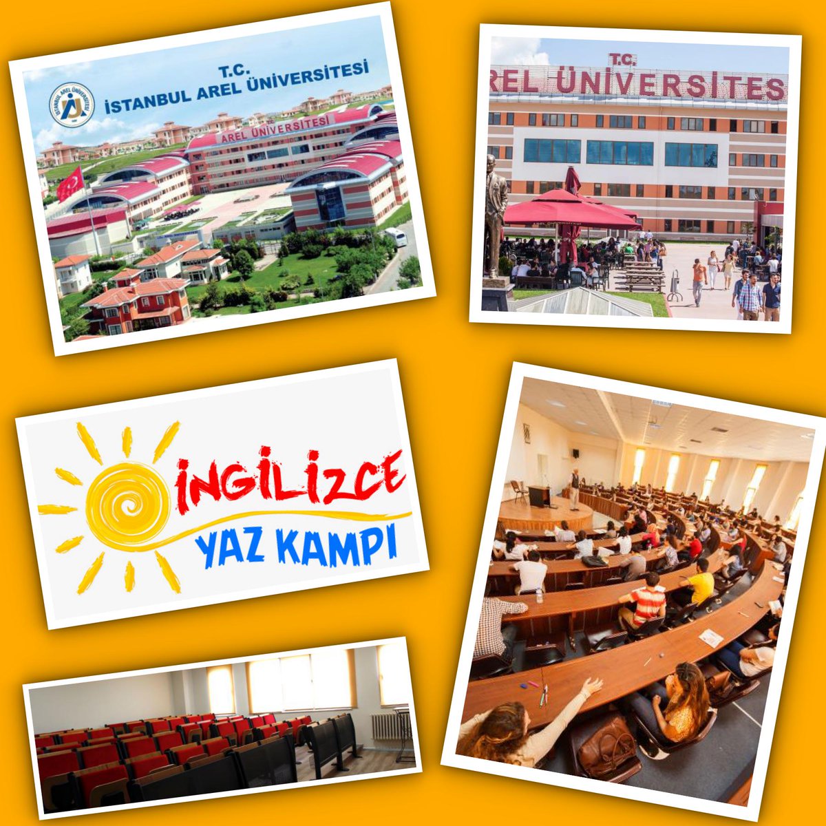 Arel Üniversitesi Yabancı Diller Fakültesi eğitimcilerinden bir ayda tam 120 saat pratiğe dayalı İngilizce eğitimi alarak fark yaratacaksınız🌞☀️📘📙📔🖋️

ingilizceyazkampi.org  

#eğitim #ingilizce #yazkampi #istanbul