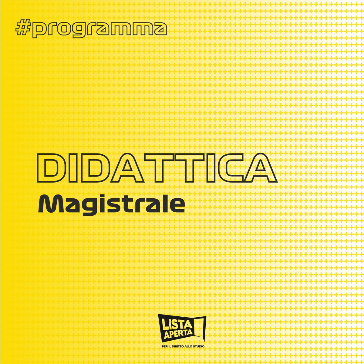 ListAperta's tweet photo. [ELEZIONI STUDENTESCHE 2019]
Accettare la sfida vuol dire partire da idee chiare e proposte valide da portare avanti nei due anni a venire. Questo è un assaggio dei punti più importanti del nostro PROGRAMMA!
For more details:https://t.co/8aDSPDEzWE
#facethechallenge #elezioni2019 https://t.co/j51fix9rft