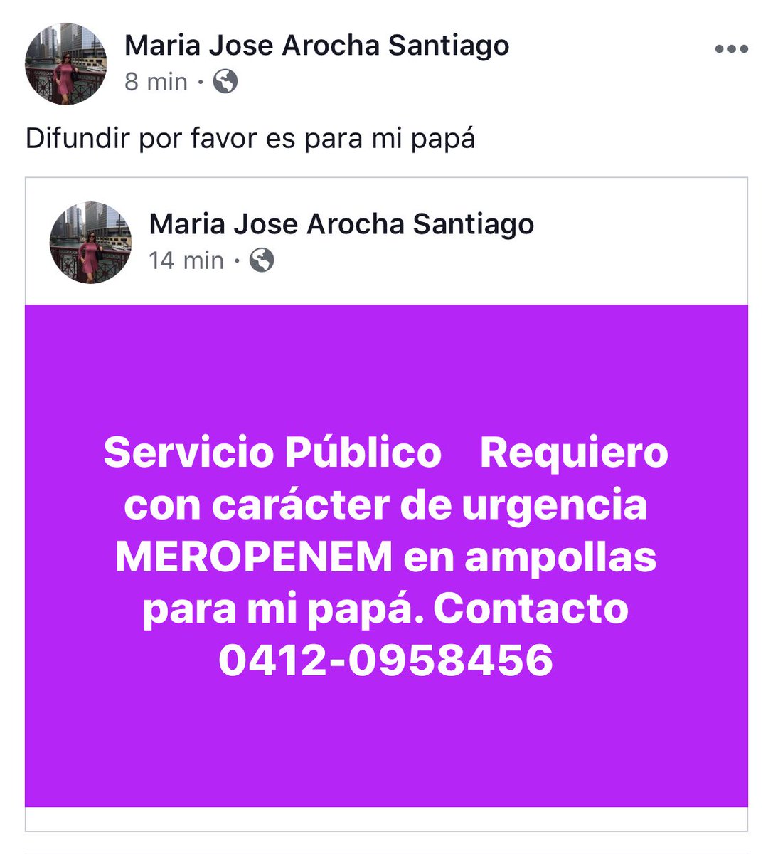 Marijoe42's tweet photo. @DonaMed_VE #Meropenem @buscatumedicina @VE_medicamentos @medicinasmix @BuscandoMedicin https://t.co/KMtngxpldB