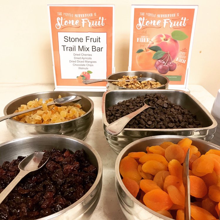 Today in the cafe at lunch. Good luck studying!