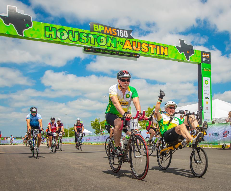 TexasMS150's tweet photo. Thank you, @BP_America, for supporting another successful BP MS 150. As the title sponsor of the @mssociety's largest fundraising ride, Team BP has raised over $20,000,000 since 2001. Thank you, BP America, for your support in the fight against MS! #bpms150 https://t.co/GPd2S3YVxx