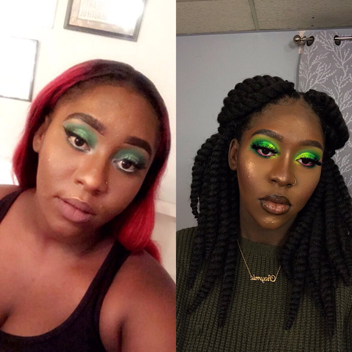 The glow up is real 😭
2016 vs 2018
