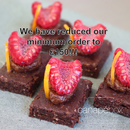 We are now taking orders from £150!! 
Place yours today.
canapebox.co.uk