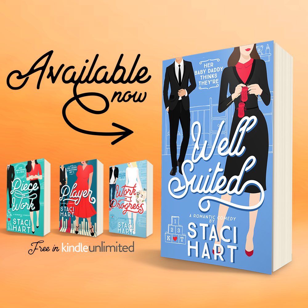 WELL SUITED, the final standalone in <a href="/imaquirkybird/">Staci Hart</a>’s Red Lipstick Coalition, is LIVE! ❤️ #NewRelease

✔️ Accidental Pregnancy
✔️ One night stand
✔️ Hot librarian
✔️ Sexy suit
✔️ Red lipstick
✔️ Knitting
✔️ Dirty dreams
✔️ Dewey Decimation

amzn.to/2UNVmWt