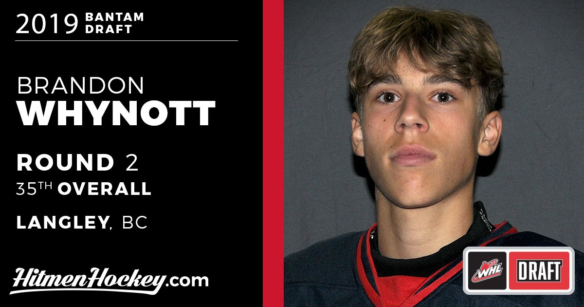 With the 35th pick in the #WHLBantamDraft Hitmen select Forward Brandon Whynott!

Welcome to the club Brandon!