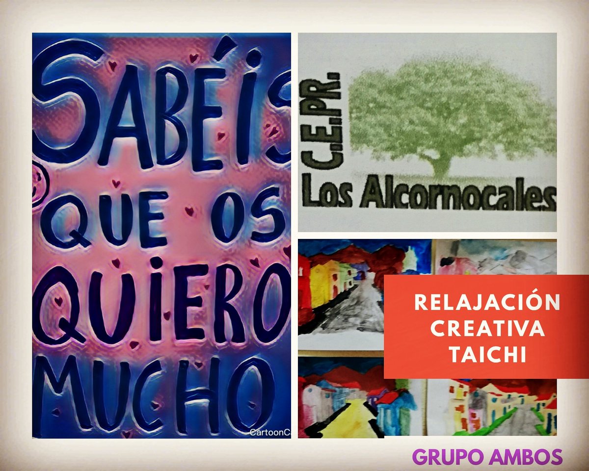 Nos llevamos en el corazón a los alumnxs de este centro educativo :-) #CEPR_Los_Alcornocales #OfertaEducativaAlgeciras #AMBOSPresente #RelajaciónCreativa #TaiChi #EducaciónEmocional #AtenciónPlena