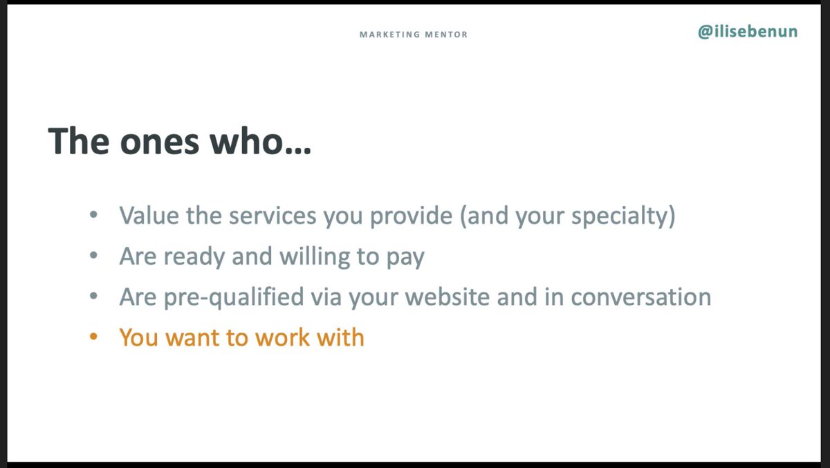 IlianaSergeev's tweet photo. "Find the markets that value your services." You can never educate them enough and convince them from scratch. @iliesebenun @RGD #rgdweb #enterpreneur https://t.co/yVd8pKD3GO